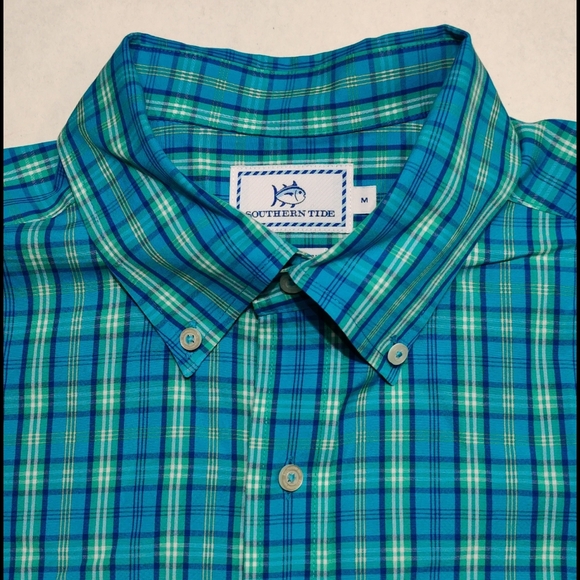 Southern Tide men's button down shirt size medium - Picture 2 of 11